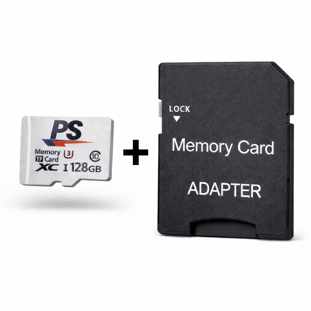 Perfect Speed Micro SD Kaart 128 GB - U3 - Class 10 - Inclusief SD Adapter