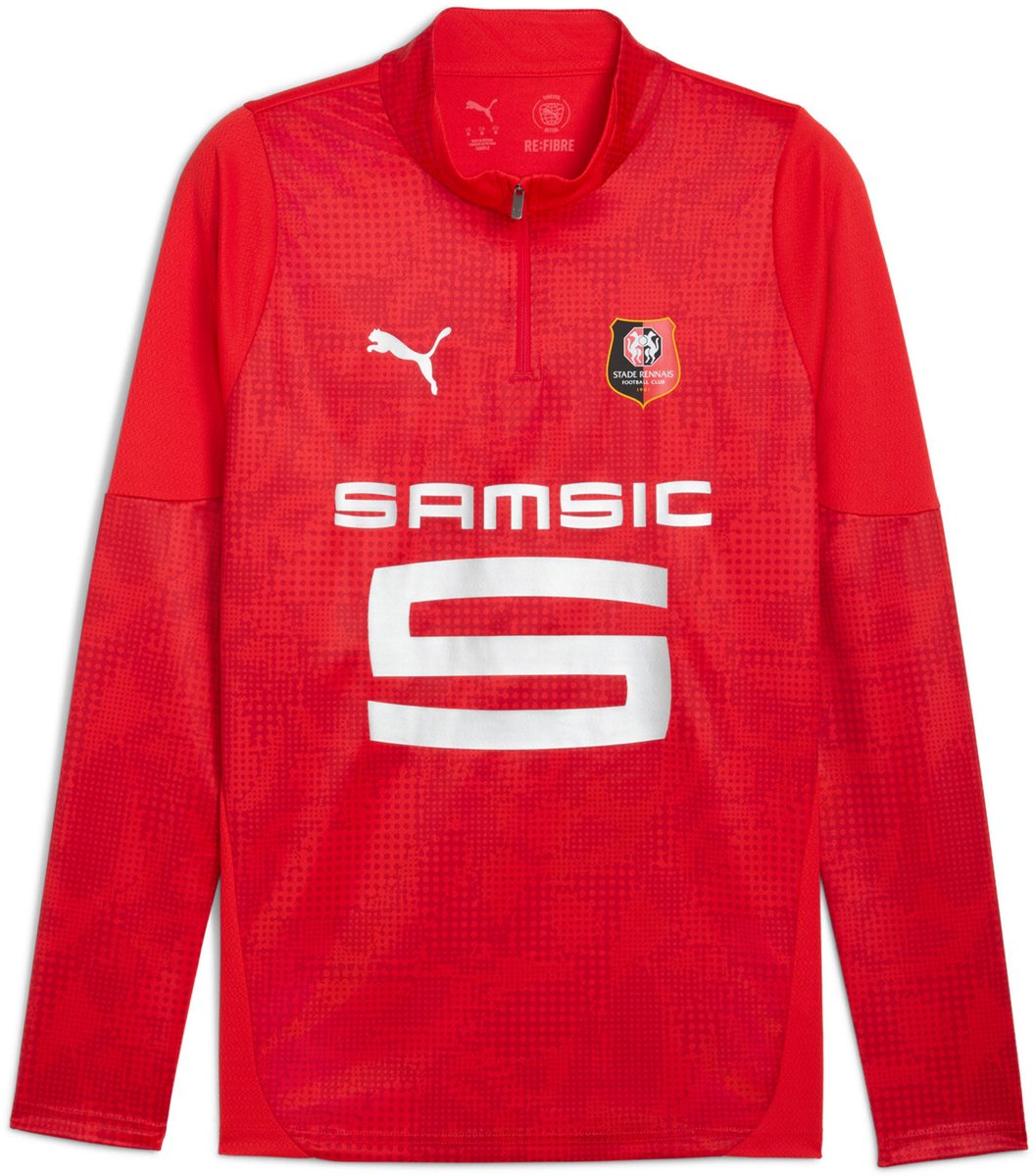 Stade Rennais 1/4 zip training top 2025/26