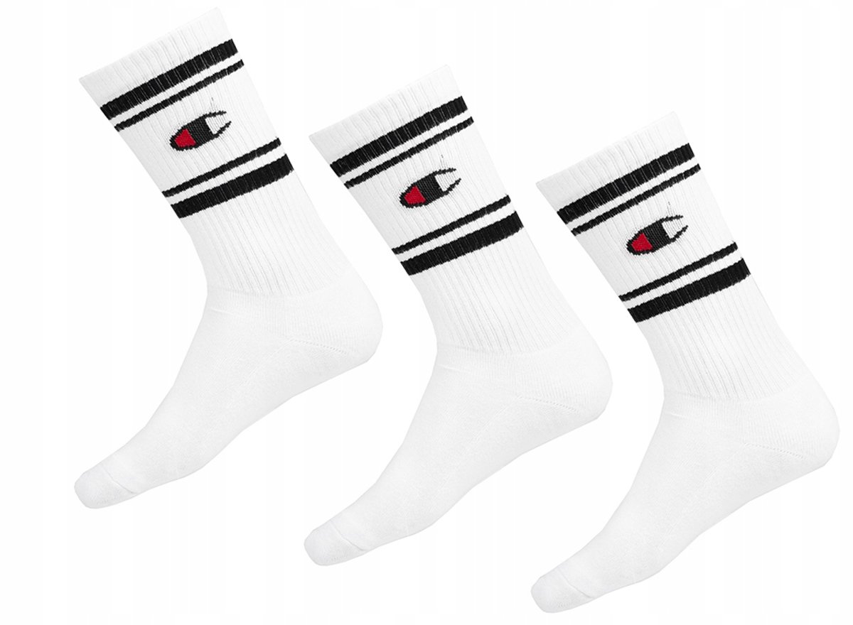 Champion Sokken 3-Pack – Katoen Wit