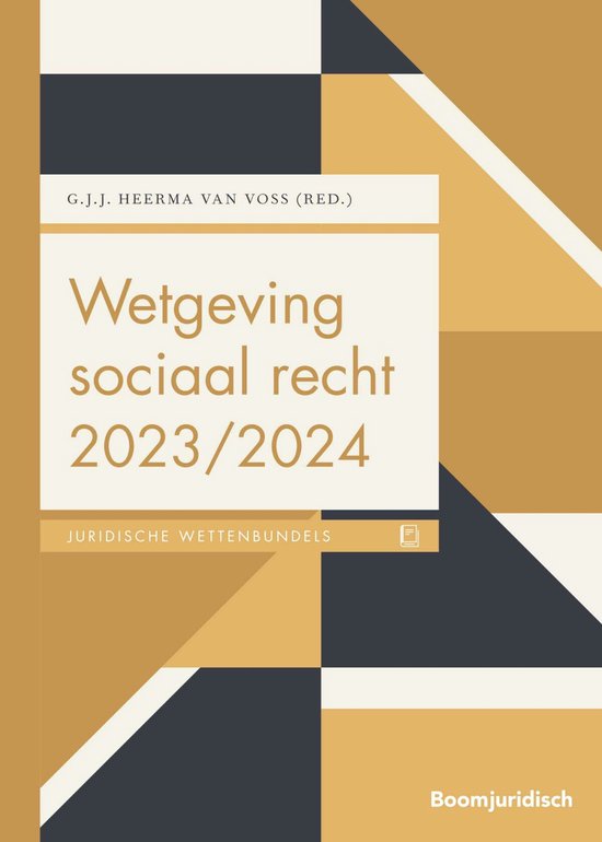 Boom Juridische wettenbundels - Wetgeving sociaal recht 2023 ... - cover