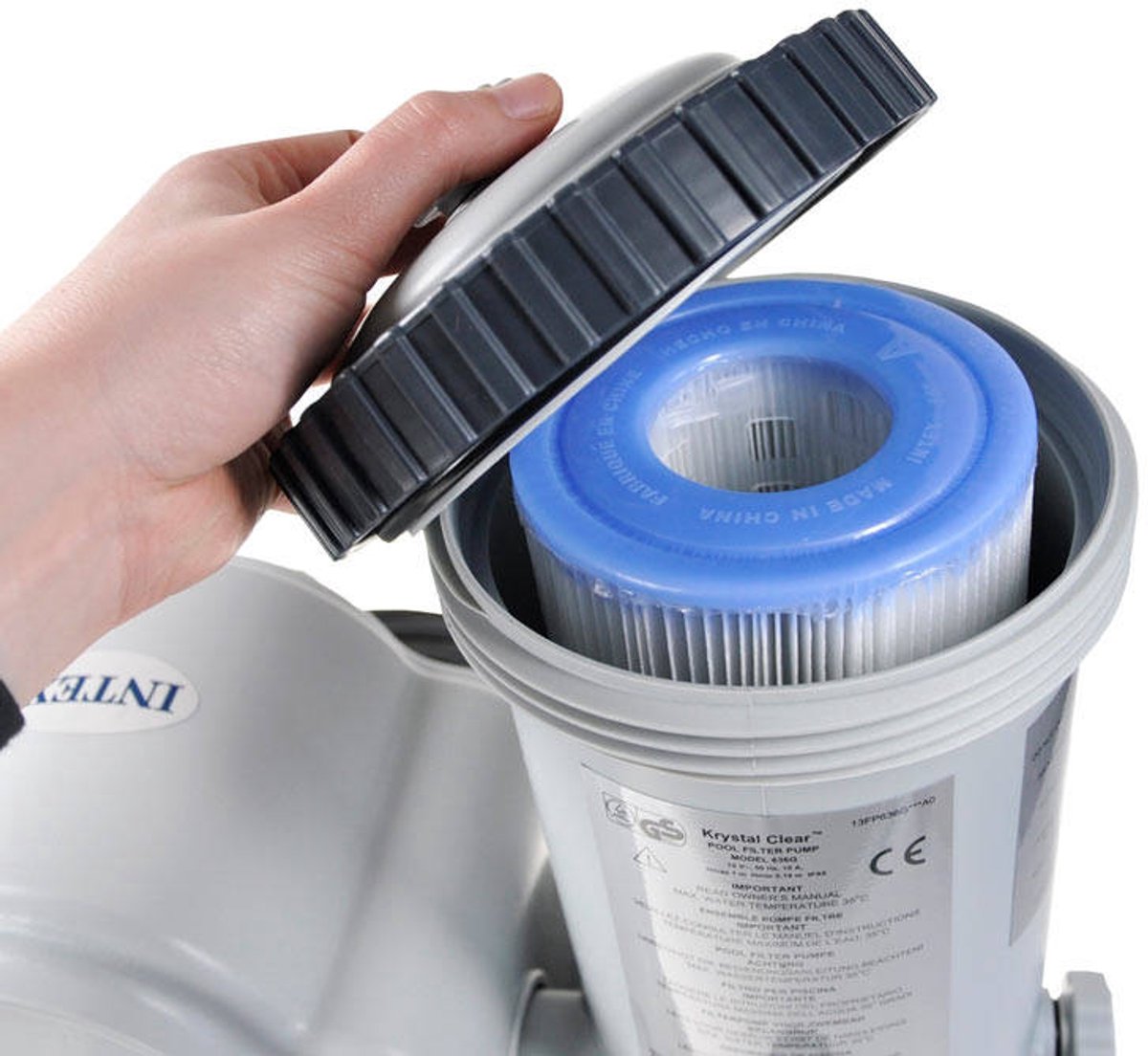Intex Cartridge Filterpomp C1500 – 5.678L/u – Voor zwembaden tot 23.000L – Filtertype A – foto 7