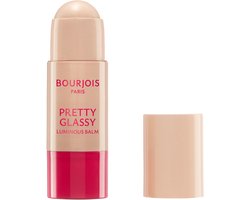 Bourjois Pretty Glassy, Pure Glass, Heldere balsem, Moeiteloos glazig ‘glow’-effect, Verhelderende balsem, Stralende huid, 5 g