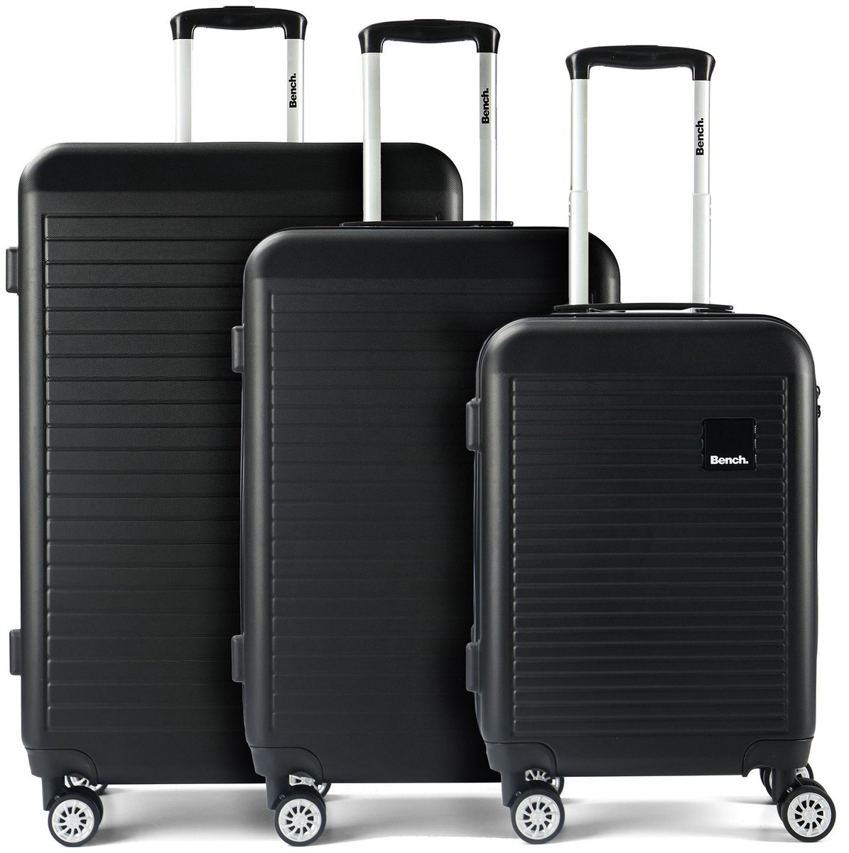 Bench Voyage 4 wielen Kofferset 3-delig - Harde bagage - TSA slot - schwarz
