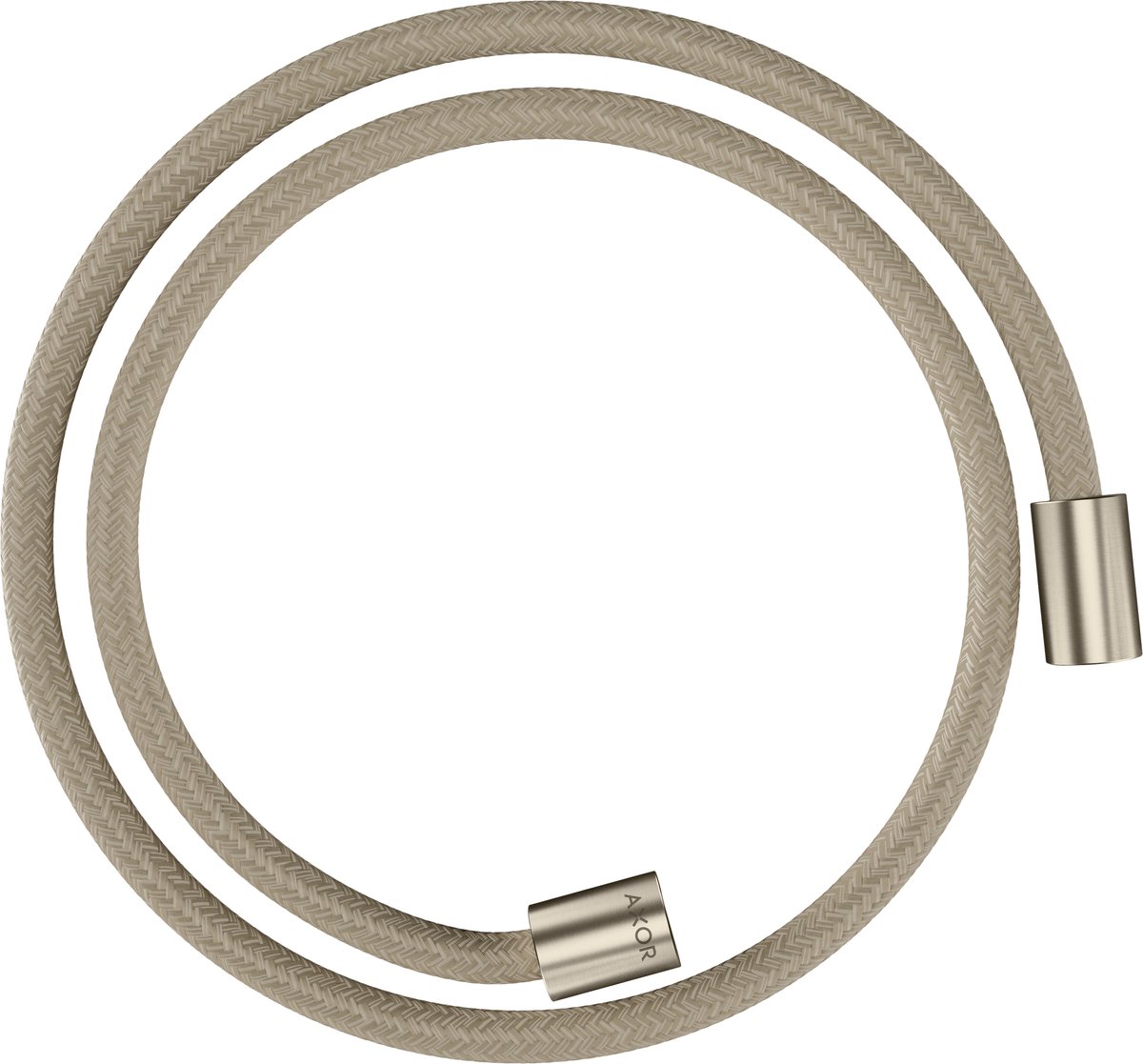 hansgrohe AXOR ShowerSolutions textiele doucheslang, 1250mm, cilindrische moer aan beide zijden, 28228820