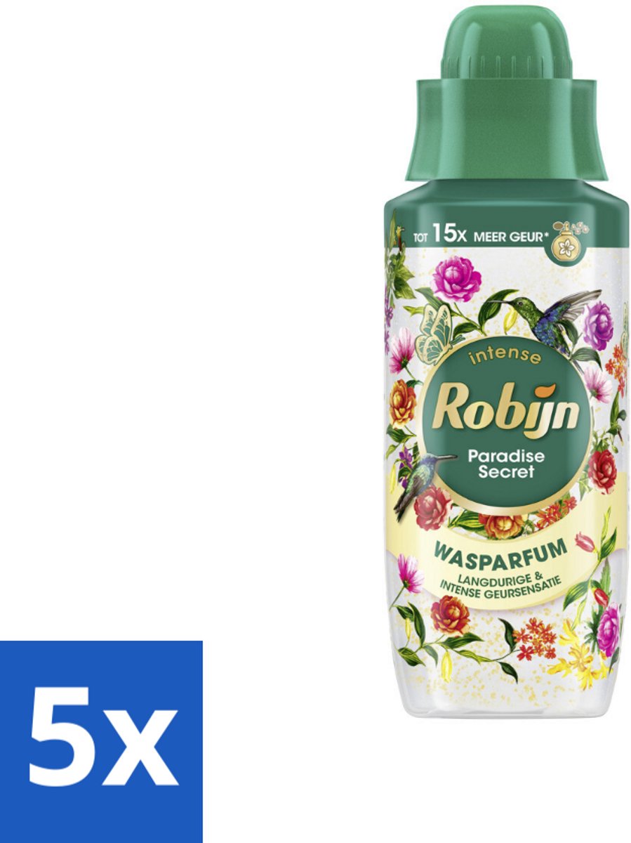 Robijn Wasparfum Paradise Secret 342 ml - Bulkverpakking - 5 stuks