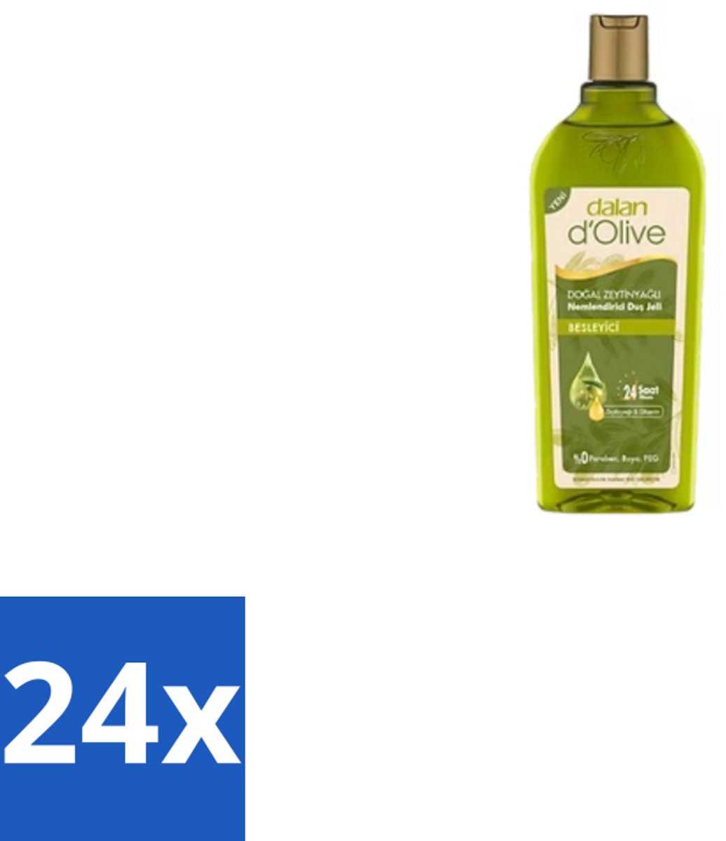 Dalan d’Olive – Douchegel – Moisturizing Nourishing – 400 ml - Voordeelverpakking - 24 stuks