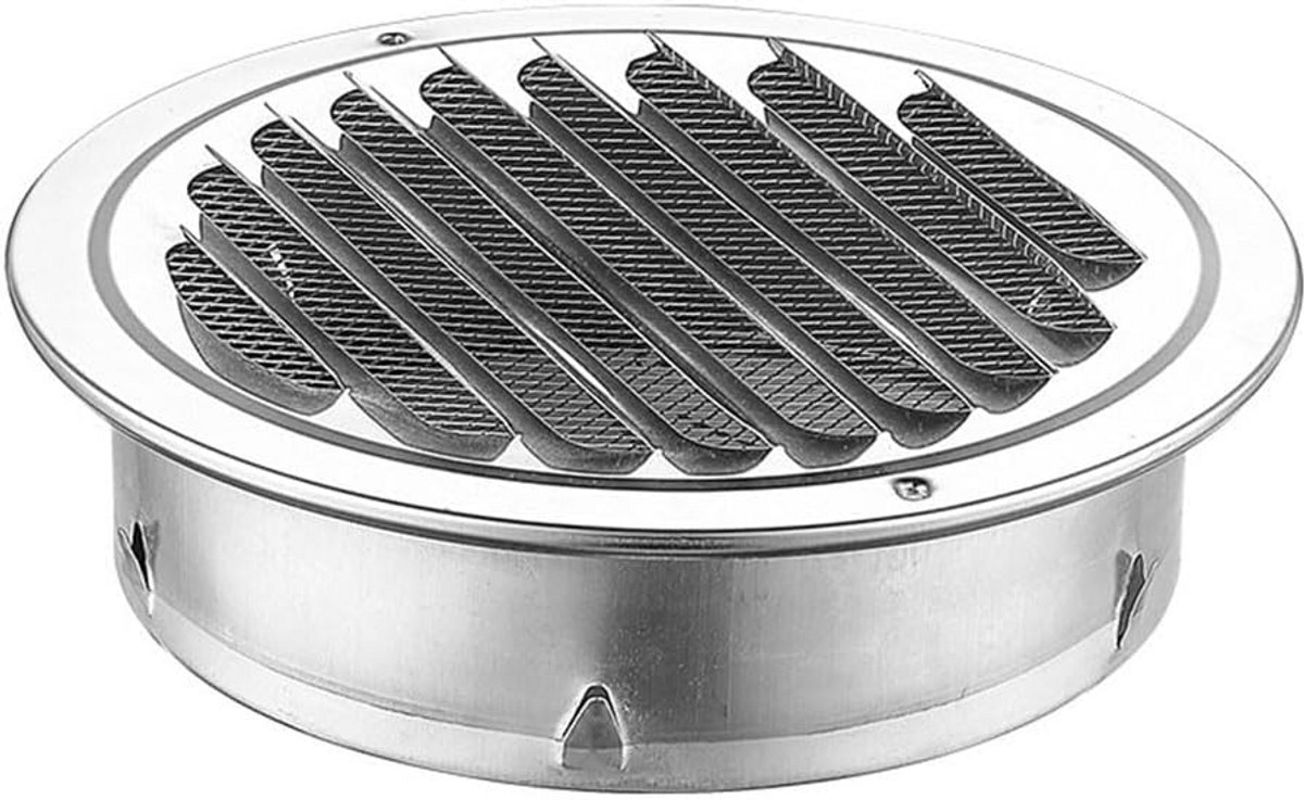 Ronde RVS Ventilatie Rooster voor Afzuigkap en Ventilator