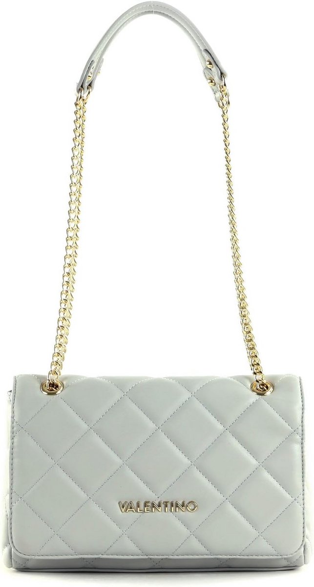 Dames Schoudertas met Flap - Stijlvolle Handtas in Perla Kleur