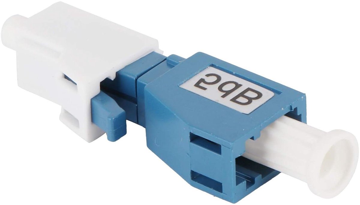 Optische Vezelverzwakker Single-mode met LC UPC 5dB - Adapter - Hoog Retourverlies