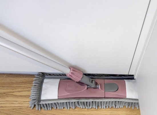 Dweilset met Telescoopsteel 140cm en Microvezel Platte Dweil — afbeelding 2