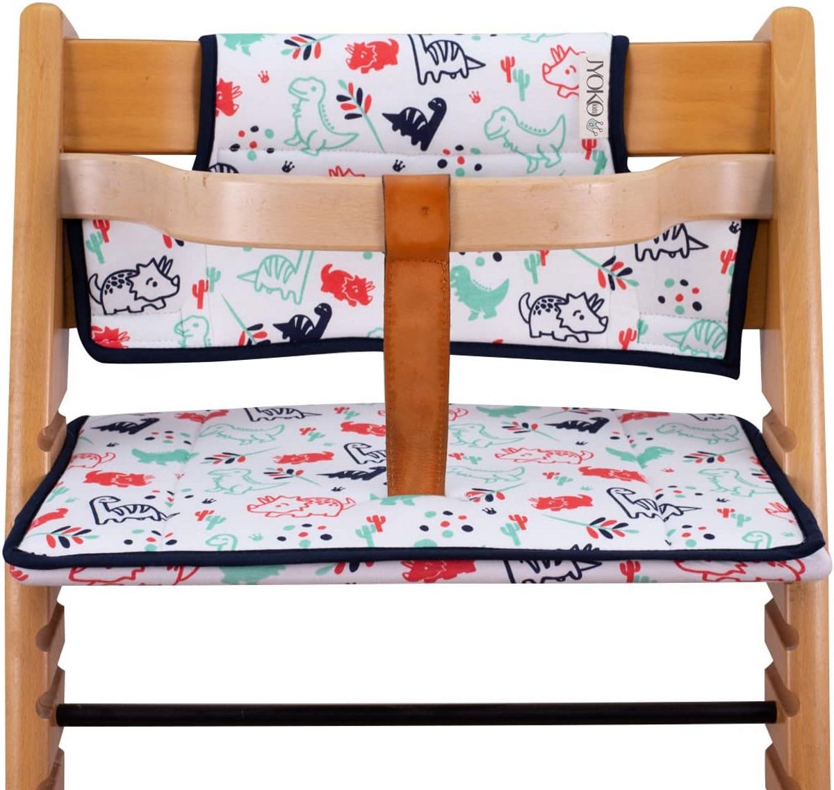 Comfortabel Kussen voor Stokke Tripp Trapp Kinderstoel (Dino Print)