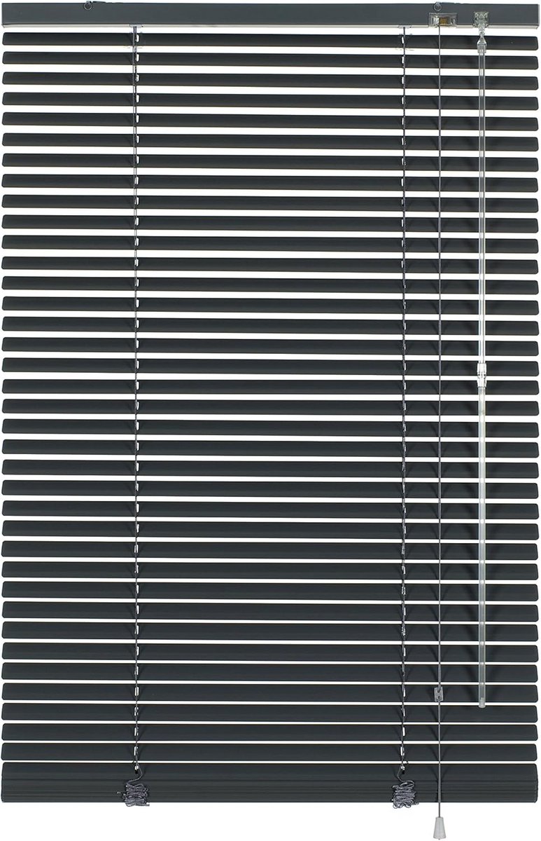 Aluminium Jaloezie om te Klemmen (Leisteen) - 65x130 cm - Eenvoudige Montage