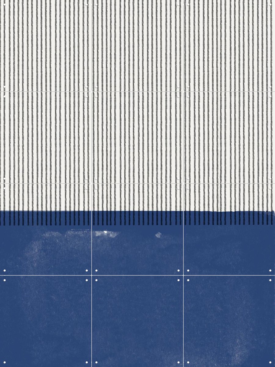IXXI Modern Texture, The Miuus Studio & Various - 60 x 80 cm - Gratis ophangtool - Grote wanddecoratie en posters - Illustraties, Geometrische Kunst