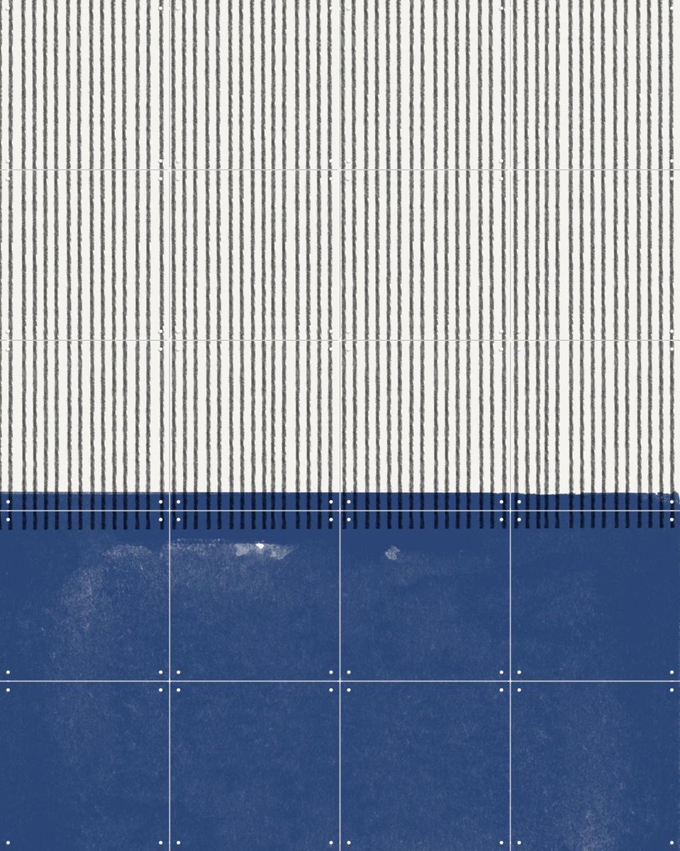 IXXI Modern Texture, The Miuus Studio & Various - 80 x 100 cm - Gratis ophangtool - Grote wanddecoratie en posters - Illustraties, Geometrische Kunst