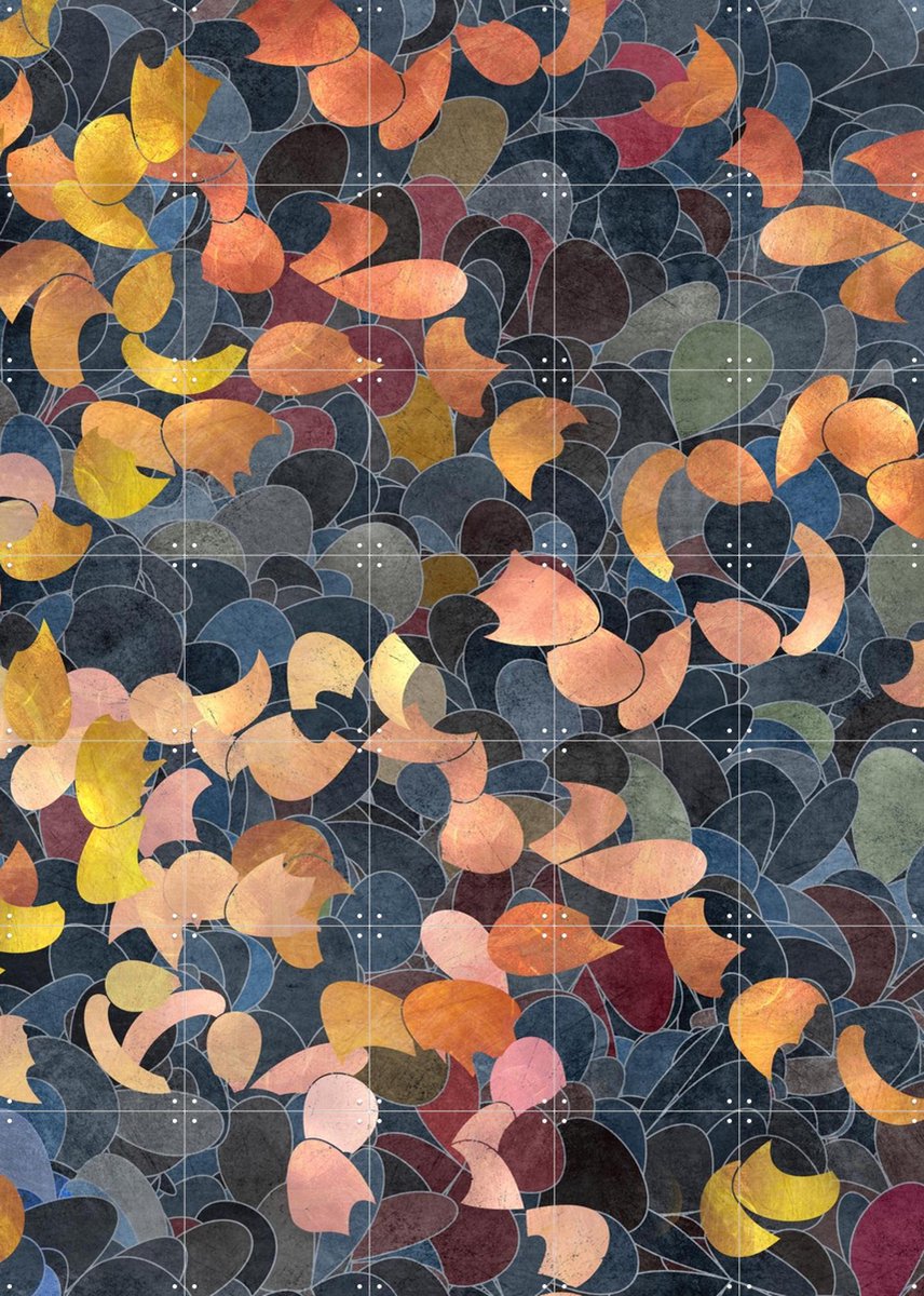 IXXI A Shiny Path 2, Angelo Cerantola - 100 x 140 cm - Gratis ophangtool - Grote wanddecoratie en posters - Illustraties, Aquarel, Kleurrijk