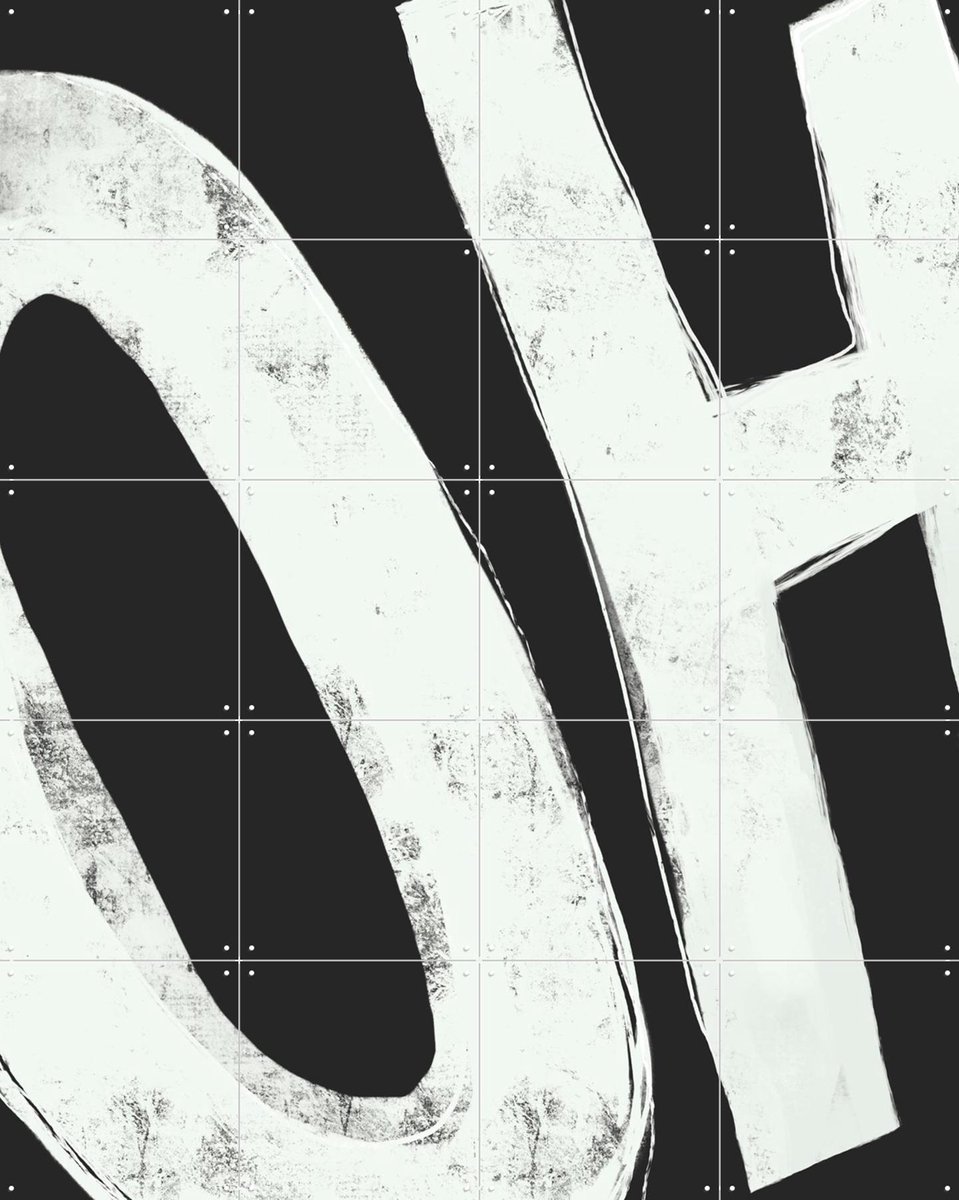 IXXI Sounds of Surprise – Oh, Sarah Bühler & Various - 80 x 100 cm - Gratis ophangtool - Grote wanddecoratie en posters - Typografie, Typografie