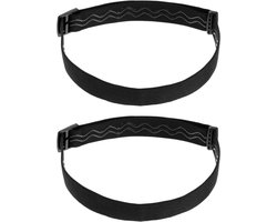 Set van 2 verstelbare elastische reservehouder hoofdlampbanden met afneembare hoofdband - Accessoire voor hoofdlampen