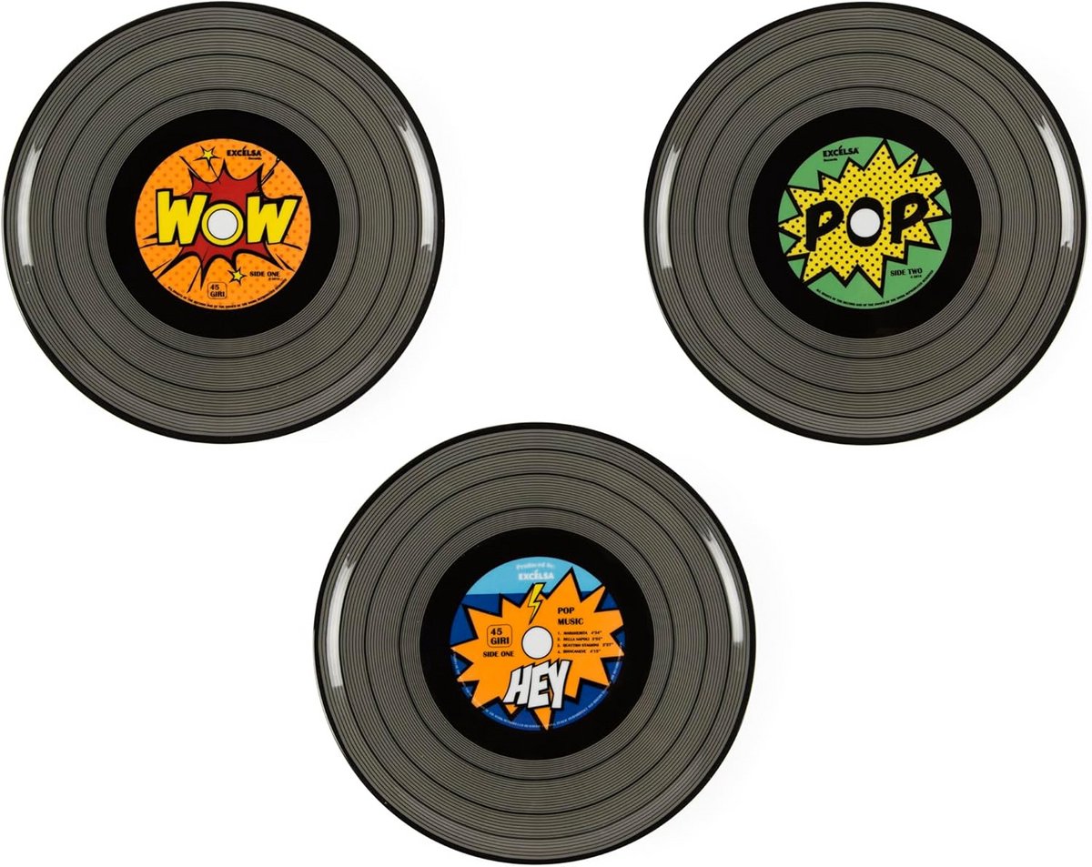 Set van 6 Witte Porseleinen Pizzaborden (31 cm) - Vaatwasser- en Magnetronbestendig
