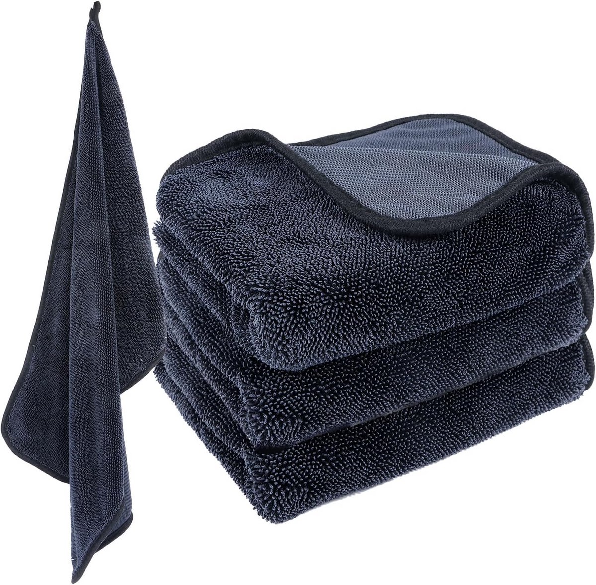 3x Extra Absorberende Microvezeldoeken Zonder Strepen en Pluizen 40x60 cm