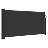 vidaXL - Windscherm - uittrekbaar - 100x300 - cm - zwart