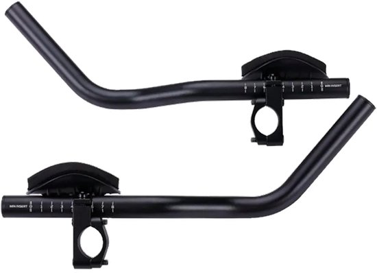 BBB Cycling Opzetstuur Racefiets - Verstelbaar Ligstuur Aluminium - Opzetstuur met Armsteun - Tijdritstuur - Triathlon Stuur - Compatibel met 25.4 of 31.8mm Fietsstuur - AeroBase BHB-52 van BBB Cycling — afbeelding 3