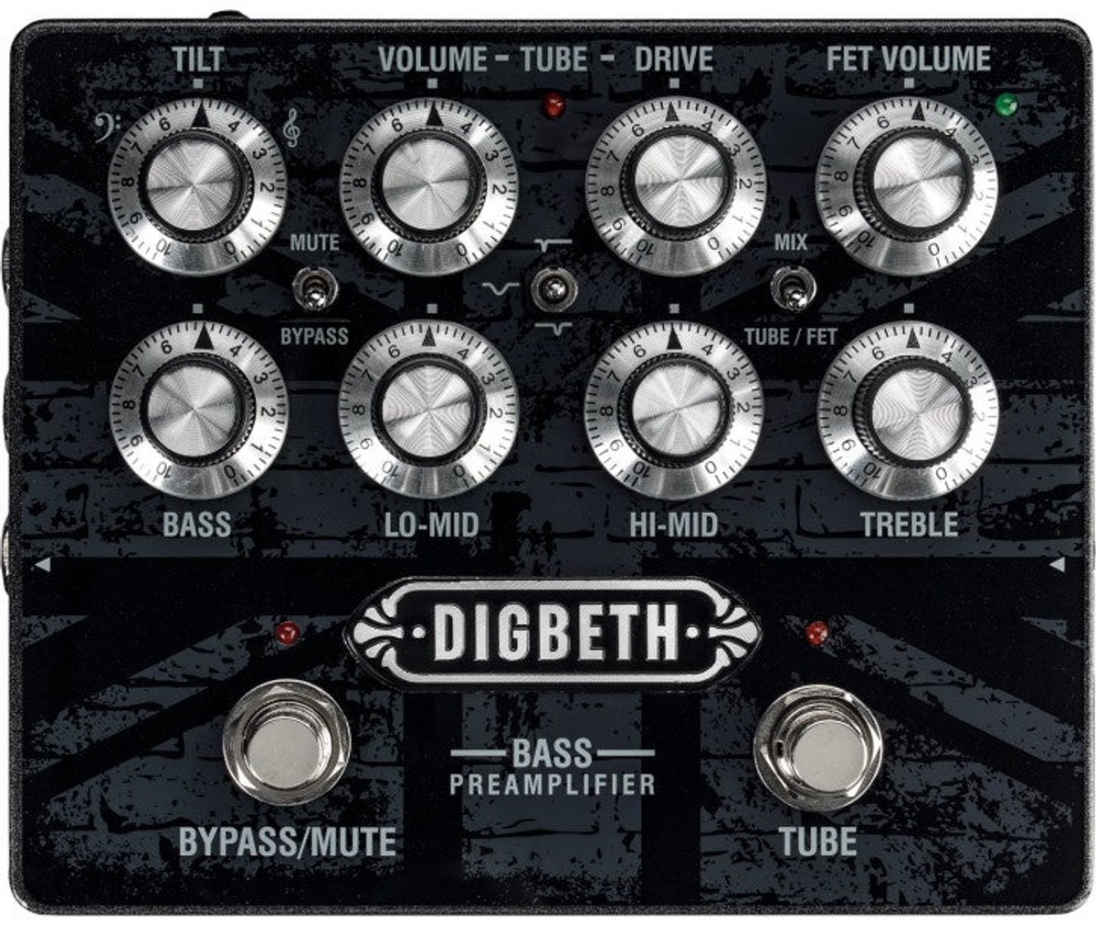 Laney DB-PRE Digbeth Series basgitaar voorversterkerpedaal