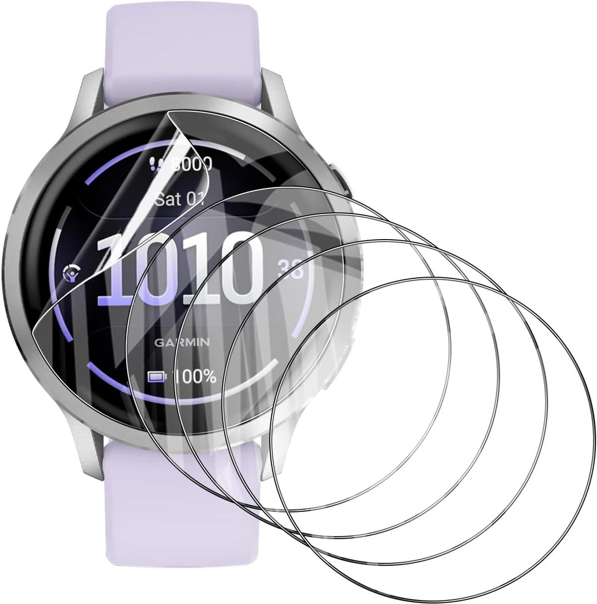 2x Screenprotector voor Horloge 41mm - Volledige Dekking TPU Folie HD Krasbestendig