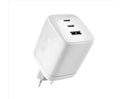Fresh ’n Rebel Oplader iPhone & Samsung – 100W Adapter 2x USB-C & USB-A (3 poorten) – Krachtige Snellader iPhone & Samsung – Ice Grey