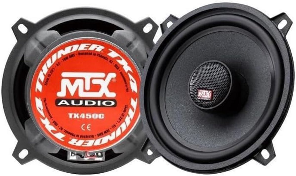 Set van 2-weg 13 cm Auto Speakers Coaxiaal - 70W Vermogen