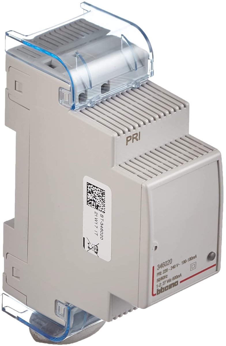 Voeding voor intercom - Stroomadapter - Video intercom - 27V DC 600mA - 3.5x7x10 cm