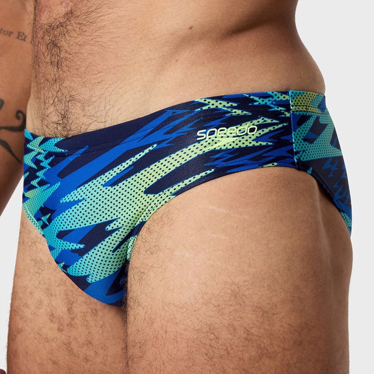 Speedo Hyperboom Print 2.5in Zwemslip Blauw UK 34 Man — afbeelding 7