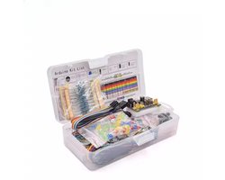 Elektronica Starterkit met Voedingmodule & 830-Punts Breadboard – 372 Componenten – Geschikt voor Arduino Projecten met LED’s, Weerstanden & Jumper Wires