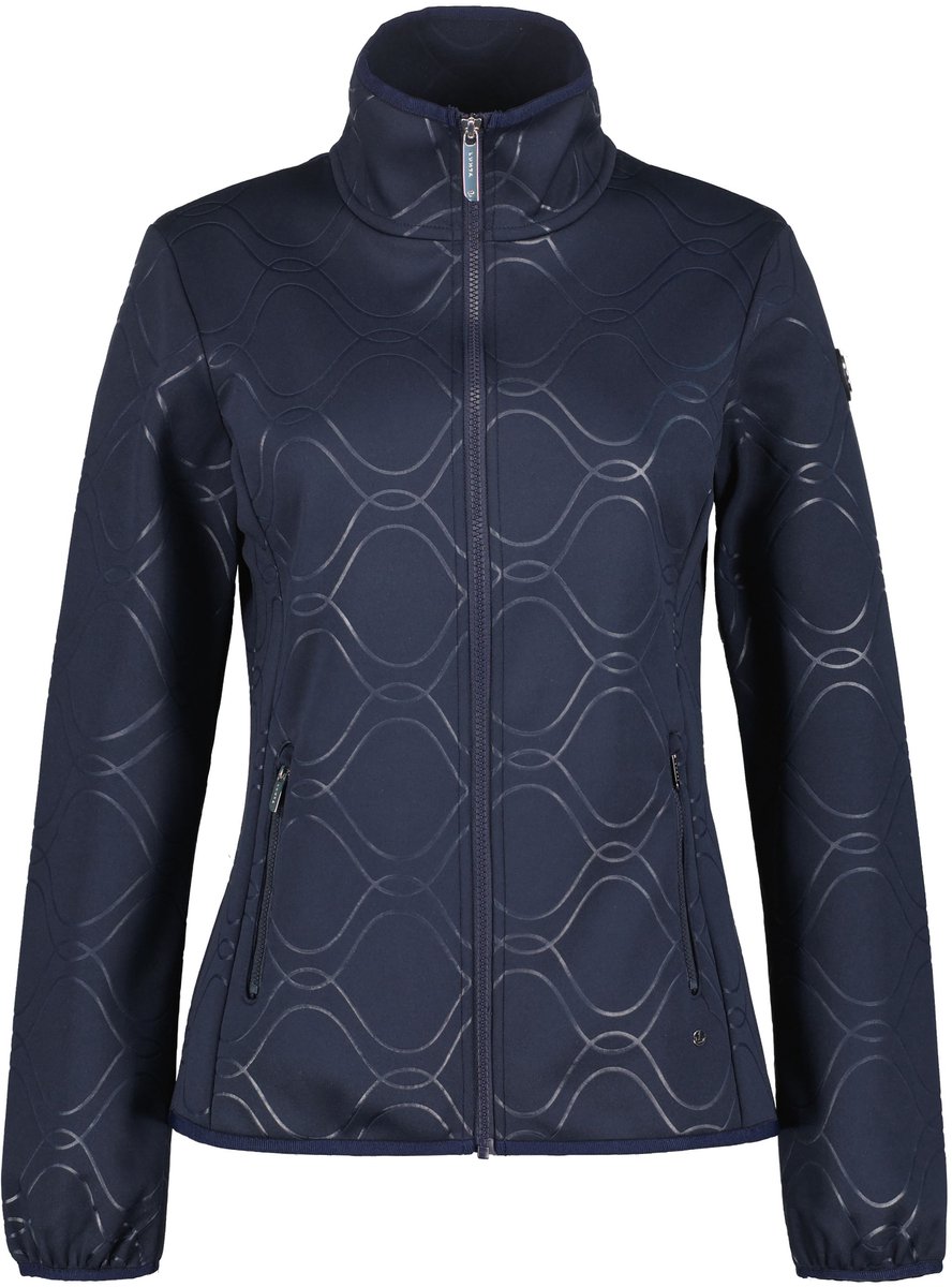 LUHTA antikkala Fleece sweater met rits dames Blauw