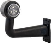 LED Breedtelamp haaks rood/wit 12-24V rechts - TRAILERGEAR