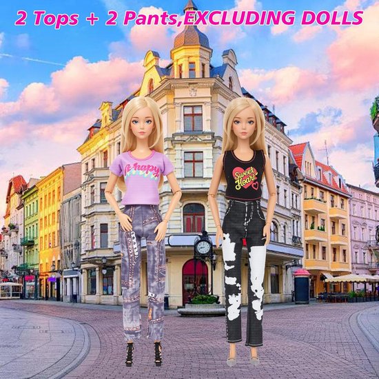 Poppenkleding Set - Accessoires Collectie - Poppen Aankleden - 31 Delige Uitbreiding - Voor Poppen 30cm van Merkloos — afbeelding 3