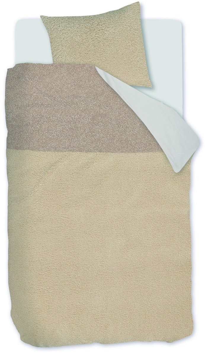 Rivièra Maison Huggle dekbedovertrek - Tweepersoons - 200 x 200/220 cm - Zand van Merkloos — afbeelding 4