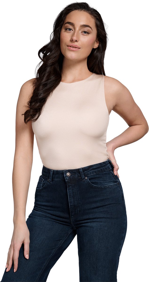 Ten Cate Secrets singlet double layer shiny almond voor Dames | Maat M
