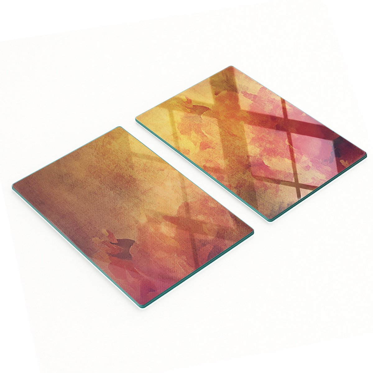 Multifunctionele decoratieve bloemenplanken van gehard staal voor de keuken, 2x40x52 cm