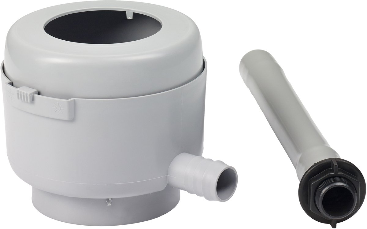 Garantia Collecteur d'eau de pluie DN 70-100 gris incl. cartouche filtrante