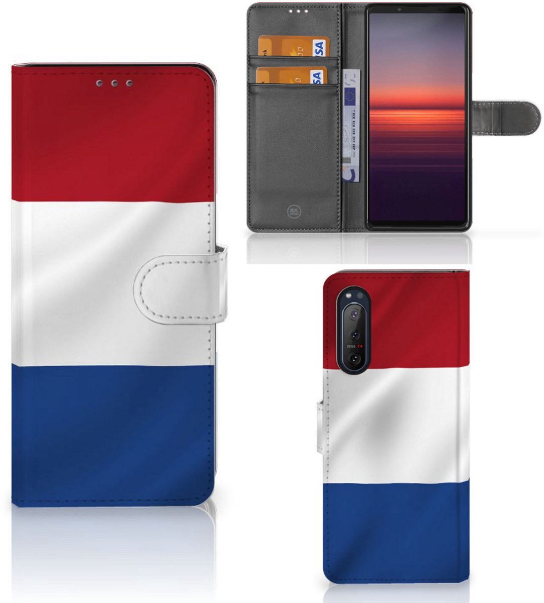 Sony Xperia 5II Bookstyle Case Nederlandse Vlag