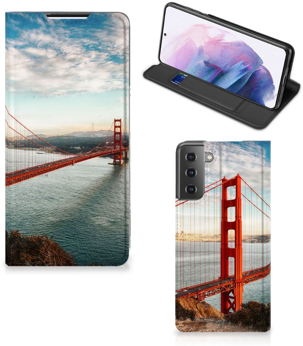 Samsung Galaxy S21 Plus Book Cover Golden Gate Bridge