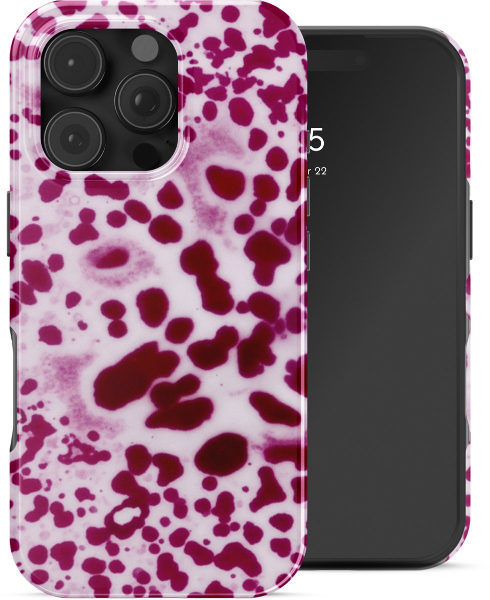 Selencia Hoesje - Geschikt voor Apple iPhone 16 Pro Max - Backcover - Cosmic Orchid