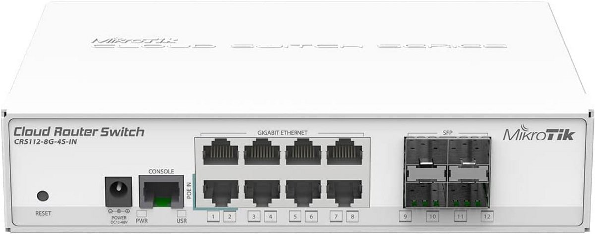 Netwerkswitch L3 Gigabit Ethernet 10/100/1000 met PoE ondersteuning