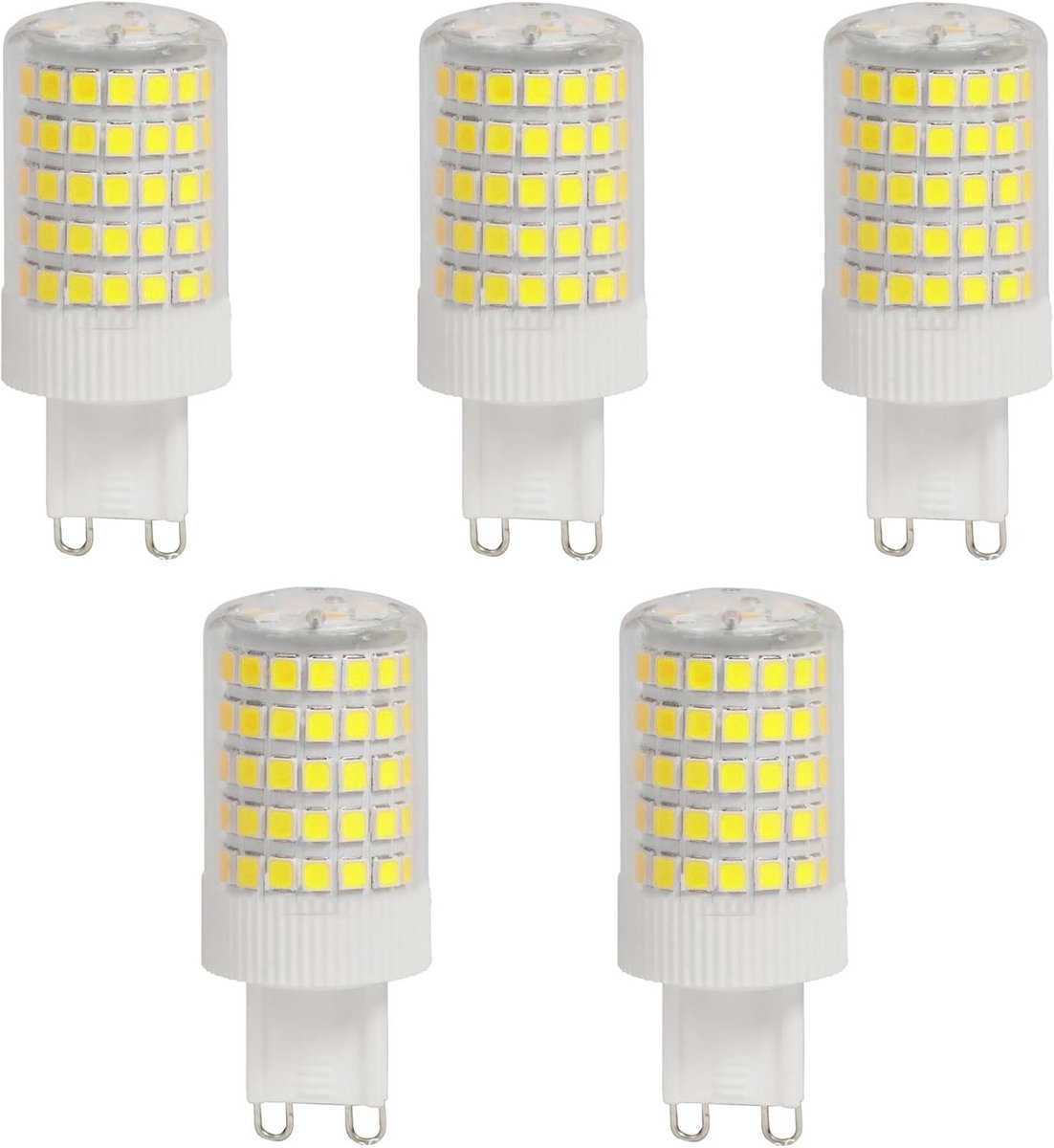G9 LED Replacement Bulb 12W - 1200 Lumens, Non-Dimmable, Pack of 5
