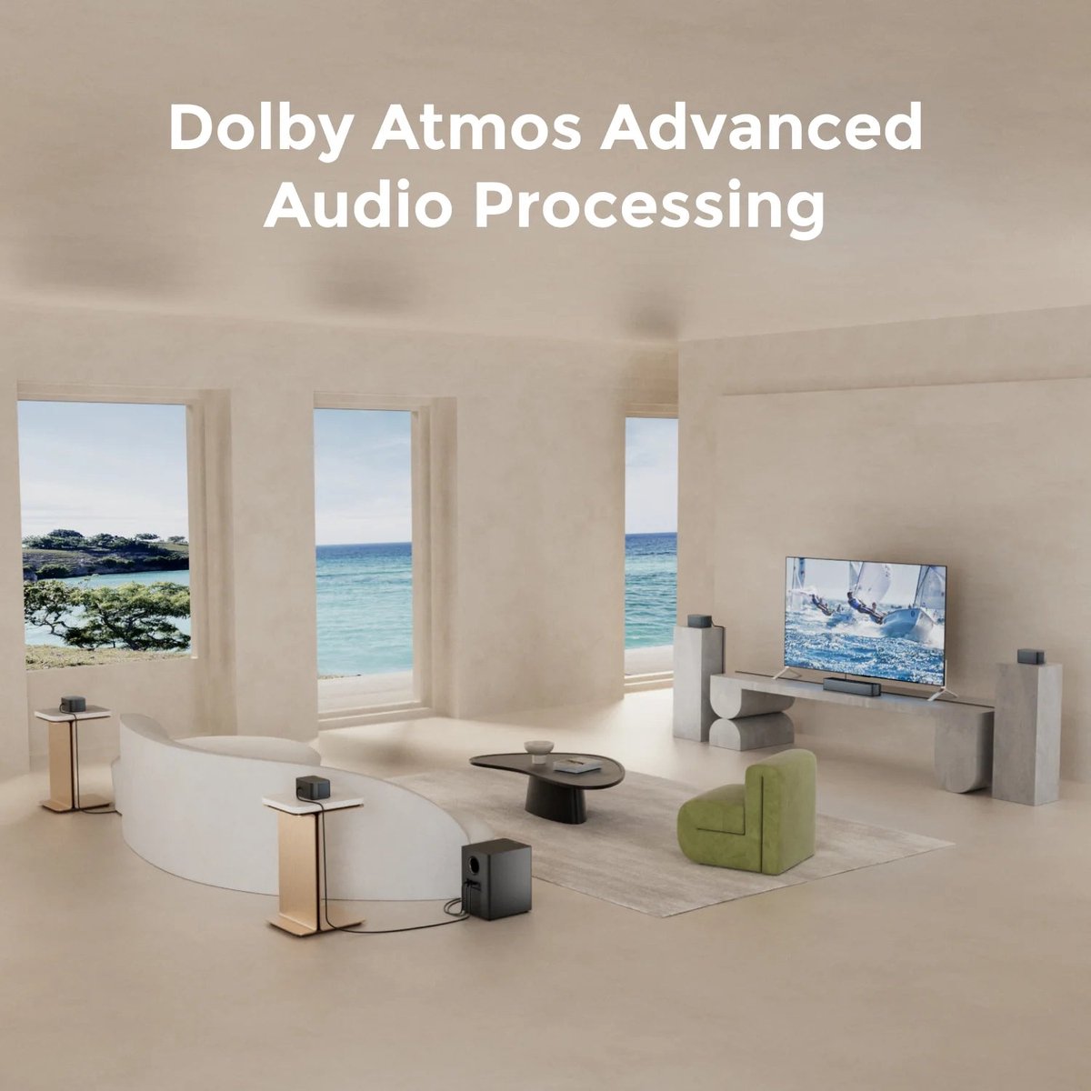 Corvance Soundbar 7.1 Kanaals met Draadloze Subwoofer - afbeelding 3