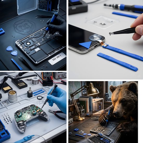 Brute Strength - 161 delige Precisie Schroevendraaierset Magnetisch - Universeel - Gereedschapset- Schroevendraaiers - Torx bitset - Mini schroevendraaier voor horloge en brillen