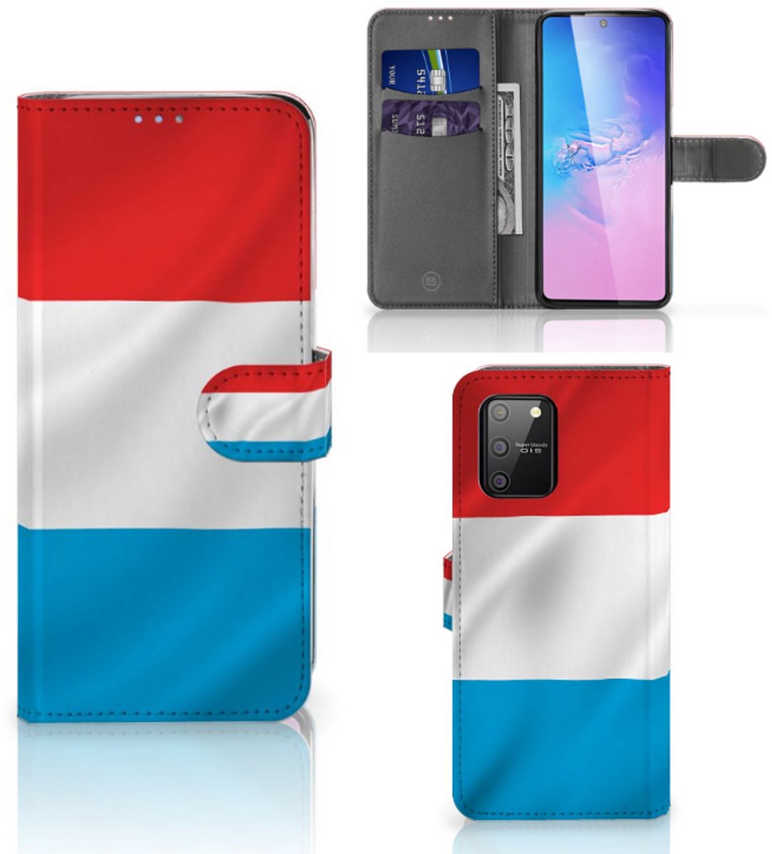 Book Case voor Samsung S10 Lite Bookstyle Case Luxemburg