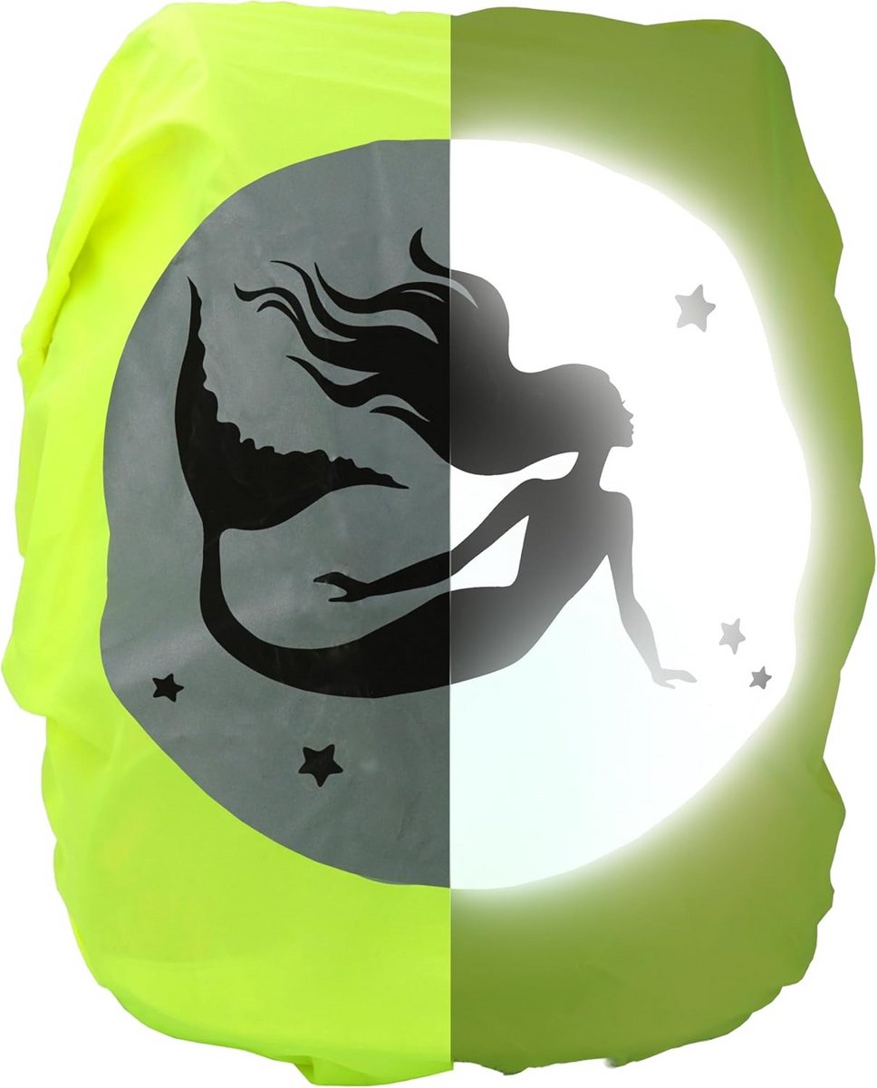 Premium 100% waterdichte schooltas regenhoes met reflectie