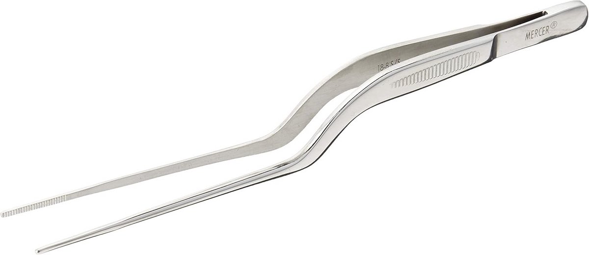 Roestvrijstalen Offset Pincet Precisietang - 6,5 inch