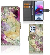 Coque Photo Motorola Moto G100 Coque Téléphone Lettre Peinture